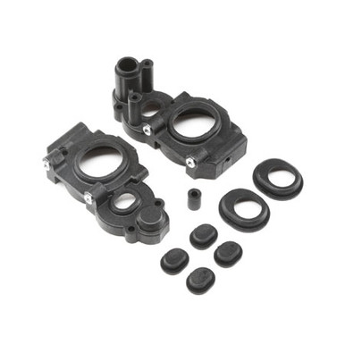 TLR Gear Case Set, 3-Gear Laydown, 22 5.0