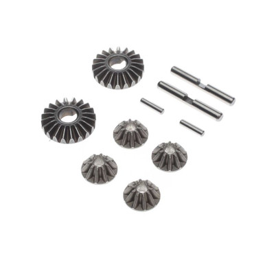 TLR Gear Set, G2 Gear Diff, Metal, 22