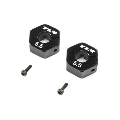 TLR Wheel Hex, 12mm x 5.5mm, 2pcs, TLR2930