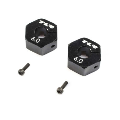 TLR Wheel Hex, 12mm x 6.0mm, 2pcs