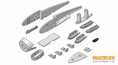 Multiplex Plastic Parts Set, Heron