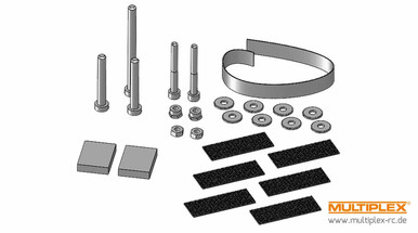 Multiplex Small Parts Set, RockStar, Final Clearance