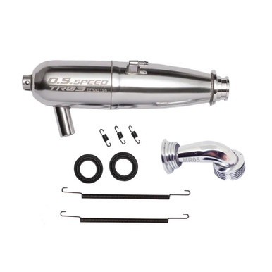 OS Engines TR03 On-Road 1/8 Tuned Pipe Set with EFRA2196 Pipe and MR05 Manifold