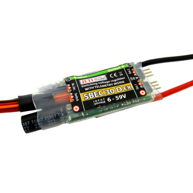 Jeti Model S-BEC 30D EX 30A BEC with 15S Max Input