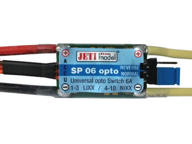 Jeti Model SP 06 Opto Universal Switch, 6A/10A