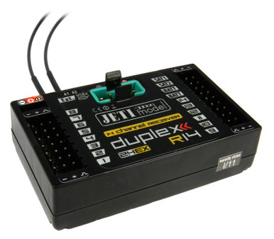 Jeti Model Duplex R14 EX 14 Channel Full Range Receiver, JDEXR14