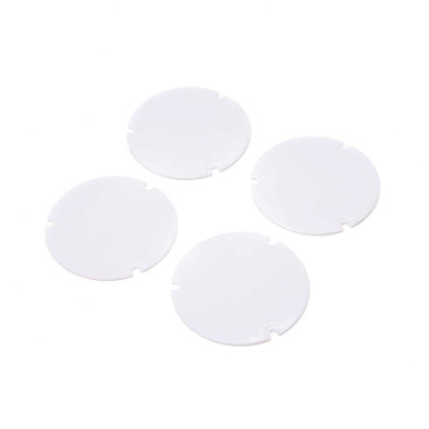 Losi Wheel Cover Set, White, 22S Sprint Car