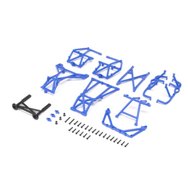 Losi Cage Set Complete, Blue, Mini LMT