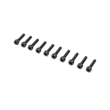 Losi M3 x 14mm Cap Head Screws, 10pcs