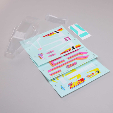 Losi Body and Wing, Clear, Mini JRX2, Clearance