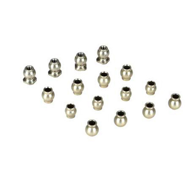 Losi Pivot Ball Set, Hard Anodized(16), TEN