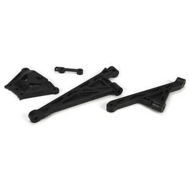 Losi FandR Chassis Brace and Spacer Set, 5TT
