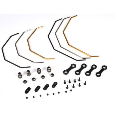 Losi Sway Bar Set and Hardware (3 ea. FandR), 5TT