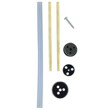 Dubro 2oz to 24oz Replacement Fuel Tank Cap and Fittings, Glow, Part 3360