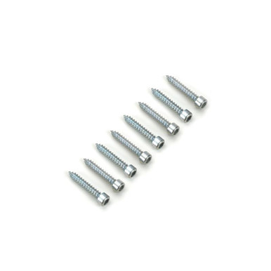 Dubro 2 x 1/2in Cap Head Sheet Metal Screws, 8pcs, Part 381