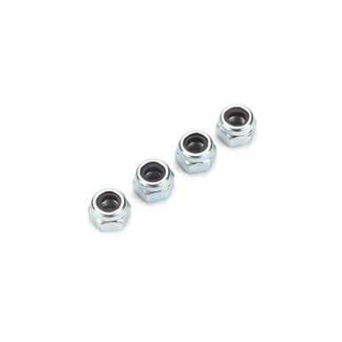 Dubro 4mm Nylon Insert Lock Nuts, 4pcs, Part 2102