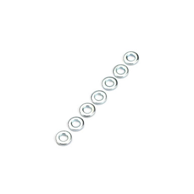 Dubro 2mm Flat Washers, 8pcs, Part 2107