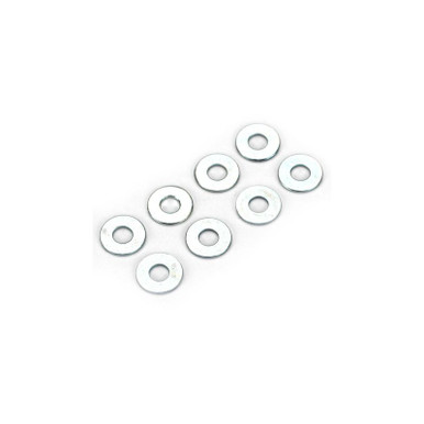 Dubro 2.5mm Flat Washers, 8pcs, Part 2108