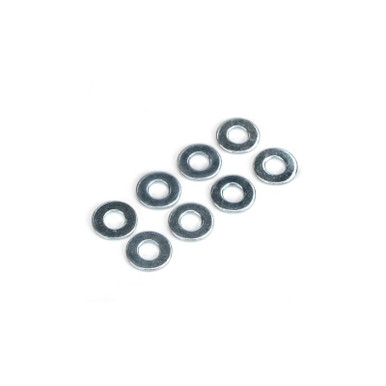 Dubro 4mm Flat Washers, 8pcs, Part 2110