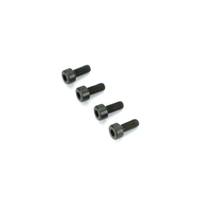 Dubro M2.5 x 6mm Cap Head Screws, 4pcs, Part 2116