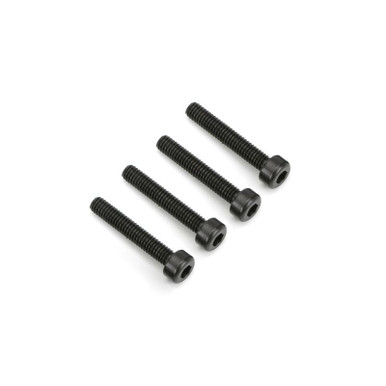 Dubro M2.5 x 15mm Cap Head Screws, 4pcs, Part 2119
