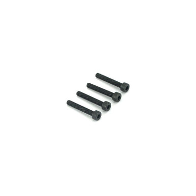 Dubro M4 x 25mm Cap Head Screws, 4pcs, Part 2280
