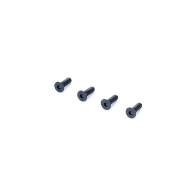 Dubro M3 x 10mm Flat Head Screws, 4pcs, Part 2287