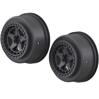 Arrma SC 2.2, 3.0 Wheel, 14mm Hex, Black, 2 Pieces, AR510096
