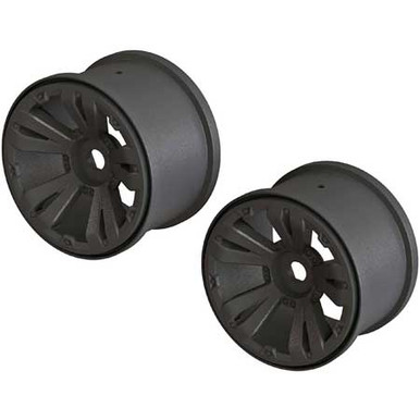 Arrma MT 3.8 Wheel, 17mm Hex, Black, 2 Pieces, AR510111