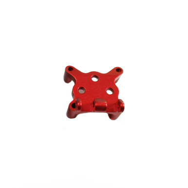 Panda Hobby Alloy Servo Mount Plate, Red, Final Clearance