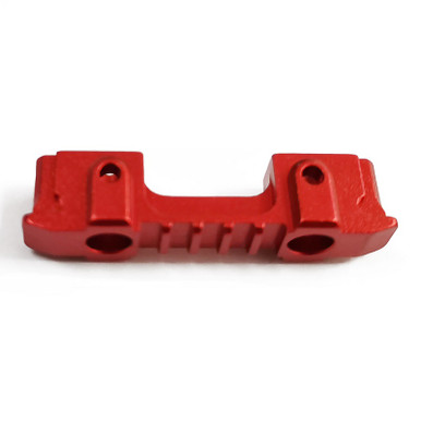Panda Hobby Alloy Rear Bumper Mount, Red, Final Clearance
