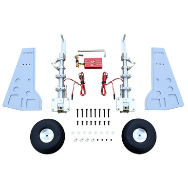 Seagull Models ER-120 84 Degree Electric Retracts with Wheels, SEA-120 Yak 3U