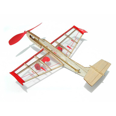 Guillow's Mini Model Rockstar Jet Laser Cut Rubber Band Powered Kit