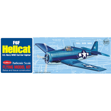 Guillow's Grumman F6F Hellcat Laser Cut Model Kit