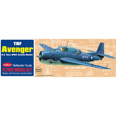 Guillow's Grumman TBF Avenger Laser Cut Model Kit