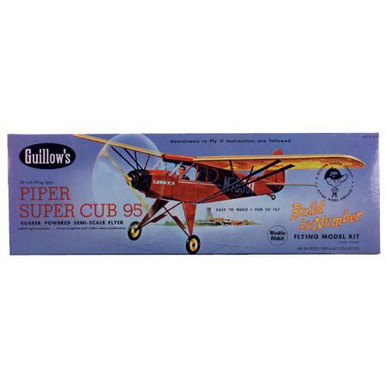Guillow's Piper Super Cub 95 Rubber Band Powered Model Kit