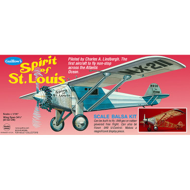 Guillow's Spirit of St. Louis Scale Balsa Kit