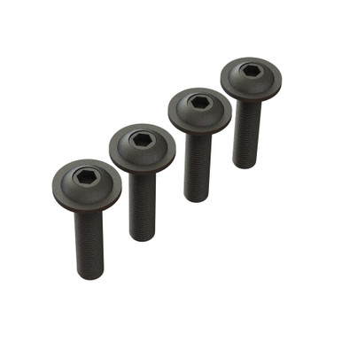 Arrma Button Head Screw Flanged M4x18mm (4), AR727412
