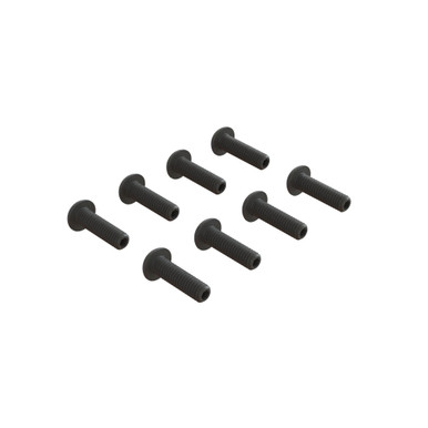 Arrma M4x14 Button Head Screw, 8pcs, AR727414
