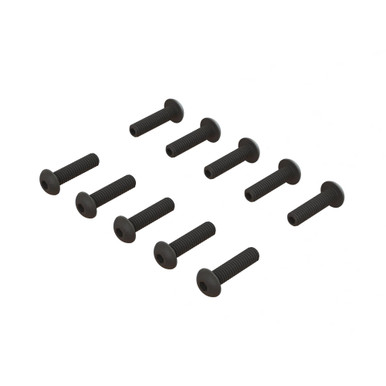 Arrma M4x16mm Double Socket Button Head Screw, 10pcs