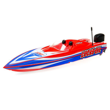 Pro Boat 17 inch Power Boat Racer Deep-V, Lucas Oil, RTR, Final Clearance