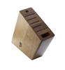 Birch 8 Slot Wooden Angled Block