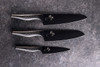 Seki Magoroku Shoso Black Santoku Knife 16.5cm