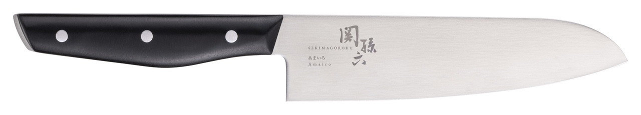 Seki Magoroku Amairo Santoku Knife 16.5cm