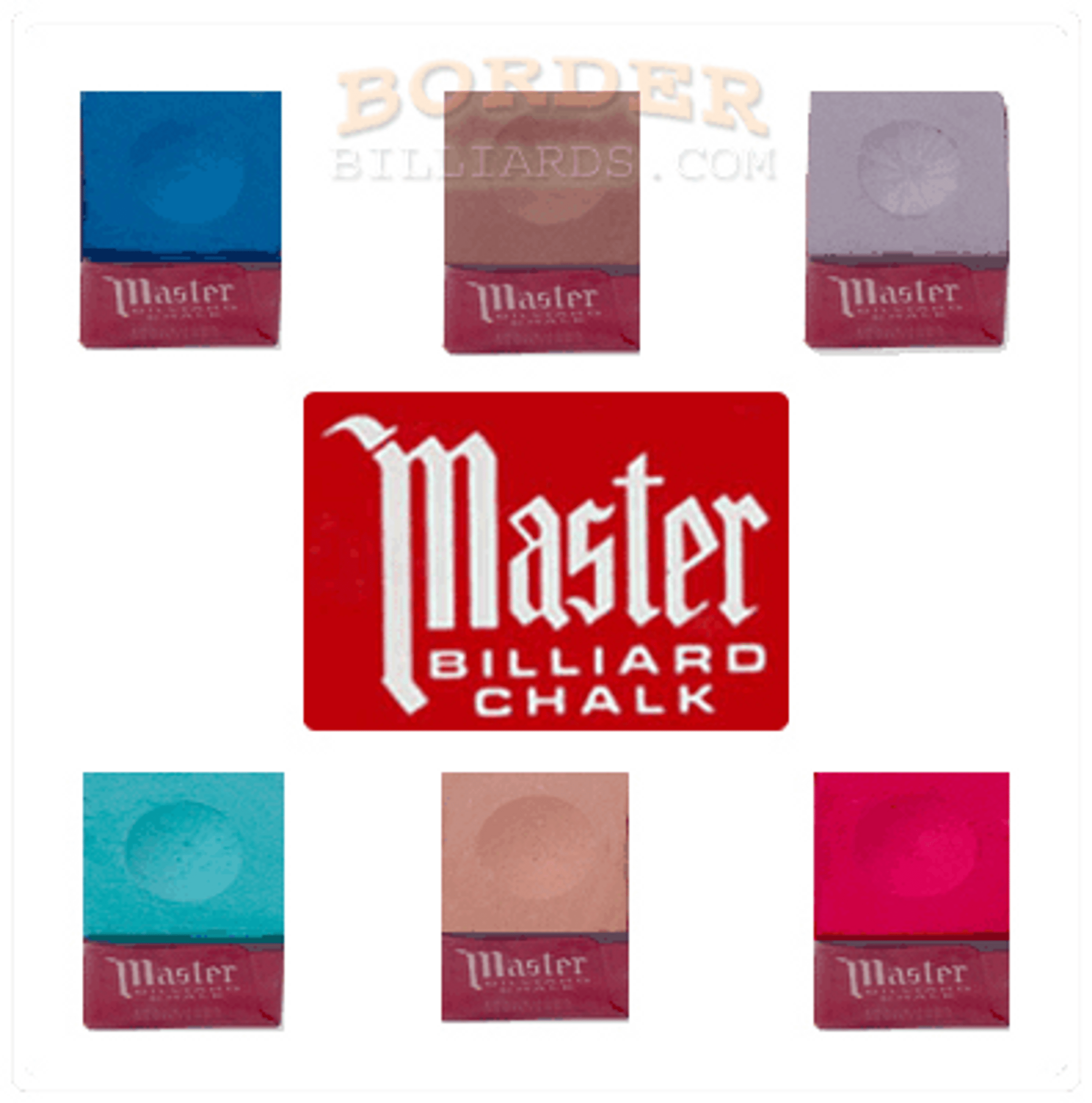 Pool Cue Chalk Master Billiard Chalk Border Billiards