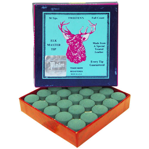 Tweeten's Elk Master Pool Cue Tips, 14mm | BorderBilliards.com