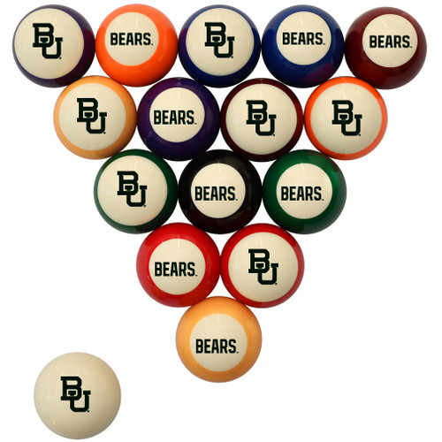 Baylor Bears Billiard Ball Set - Standard Colors