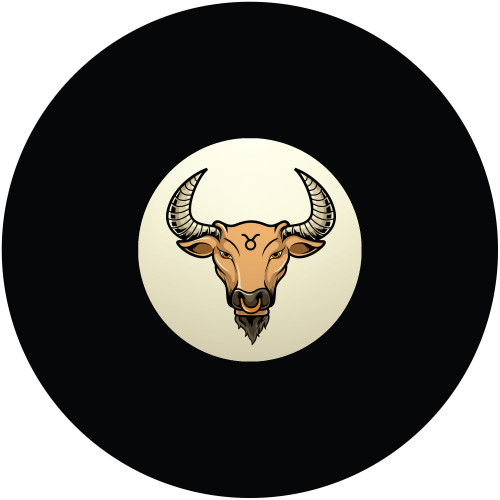 The Bull Head of Taurus 8 Ball