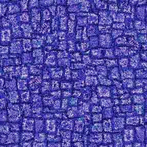 Blue Mosaic 7' ArtScape Pool Table Felt