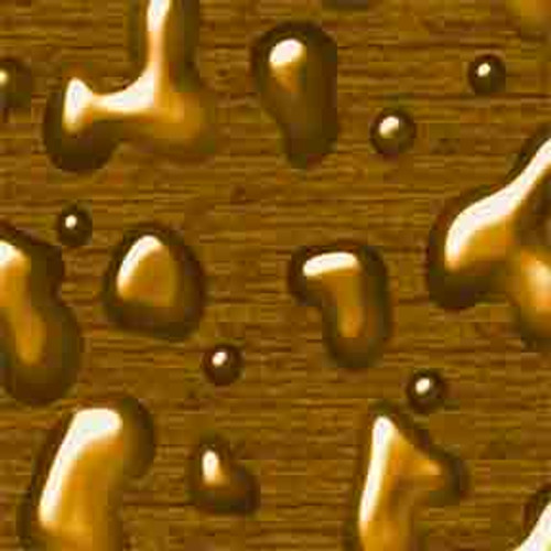 Gold Liquid 9' ArtScape Pool Table Felt